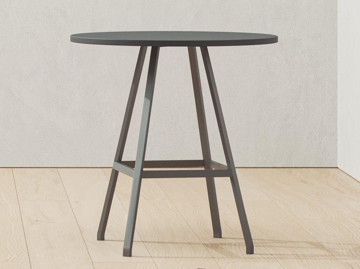 Круглый стол из МДФ ALMA DESIGN X Table ARCH-00140271 - Вид №1