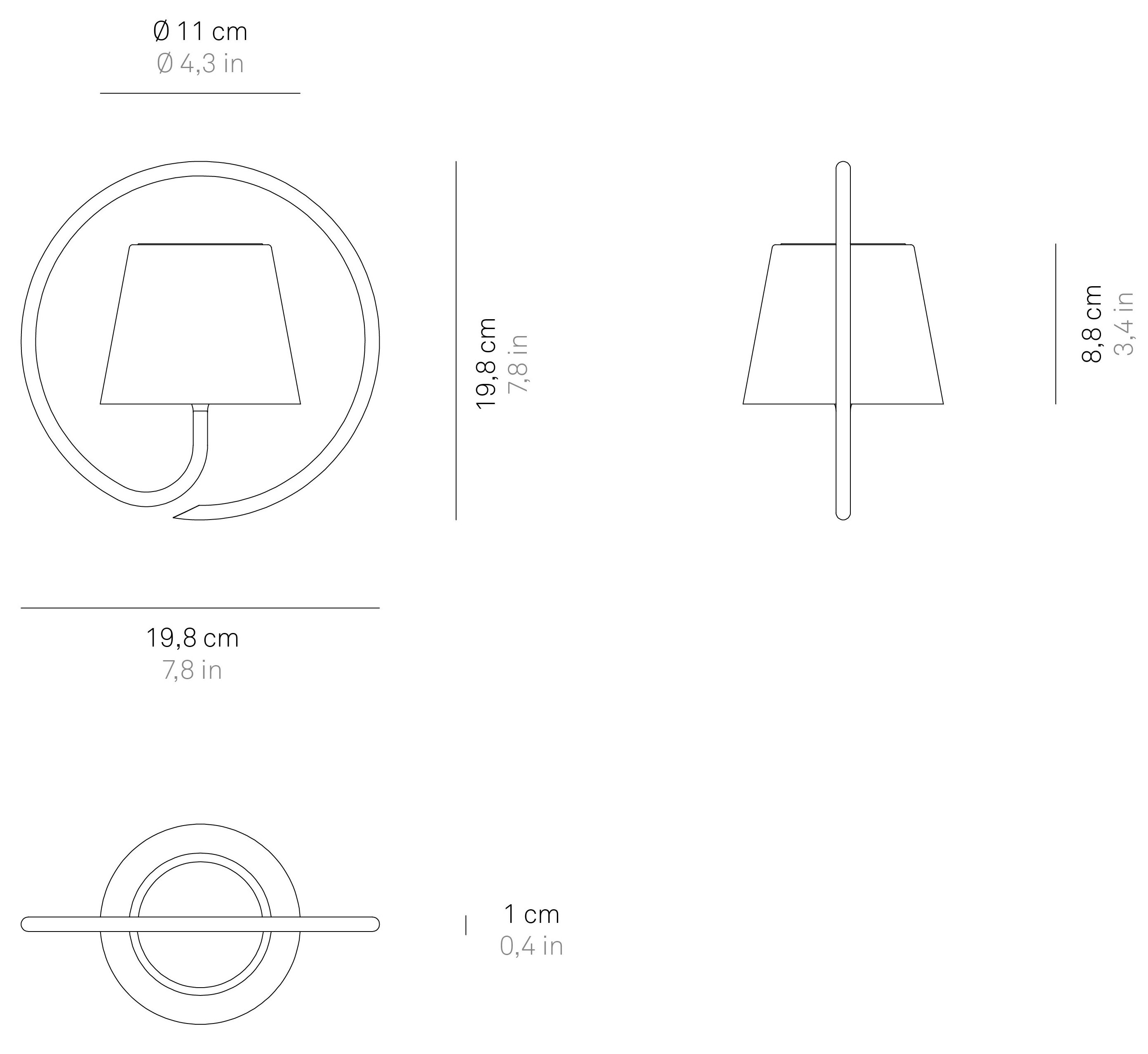 Перезаряжаемый подвесной светильник Zafferano Poldina ARCH-00062863 - Вид №12