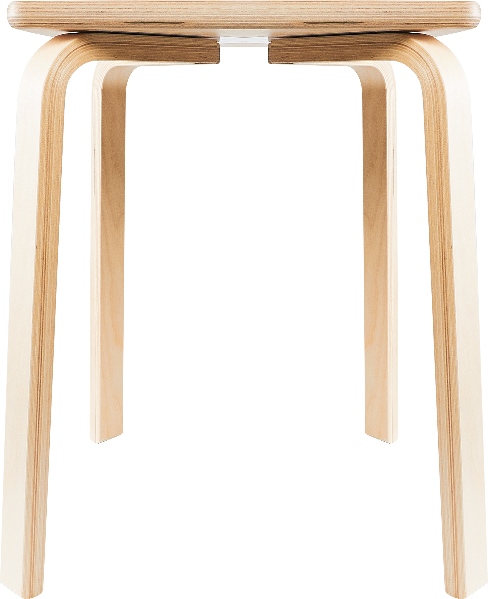 84758350 Табурет квадратный 45x43.5x40 см дерево с водным лаком STLM-0054698 Santreyd  - Вид №2