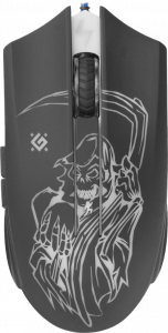 52190 проводная игровая мышь ghost gm-190l оптика,6кнопок,800-3200dpi Defender