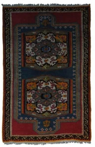 AFOLKI Прямоугольный шерстяной коврик с рисунком Tazenacht Taa500be