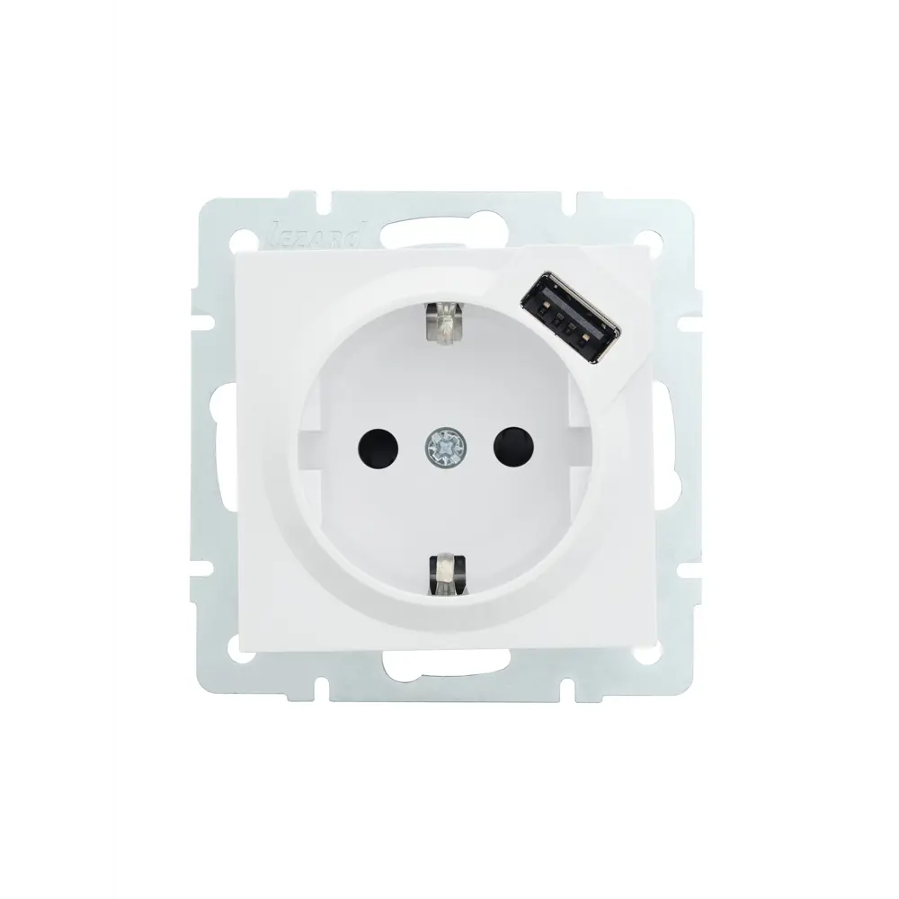 Розетка Lezard Vesna с USB для скрытого монтажа 84408530 STLM-1564948