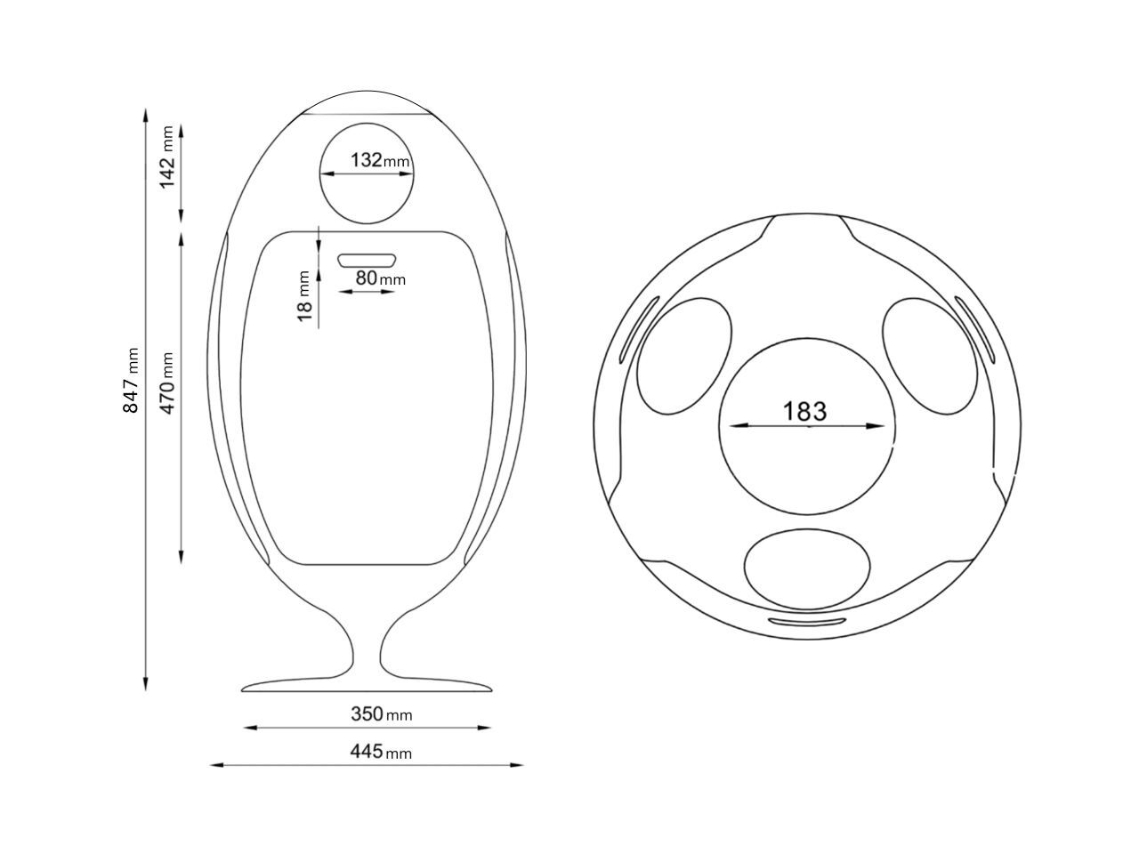 Рециркулированный ABS держатель мусора для утилизации отходов SoldiDesign OVETTO LACOQUE ARCH-00037841 - Вид №8