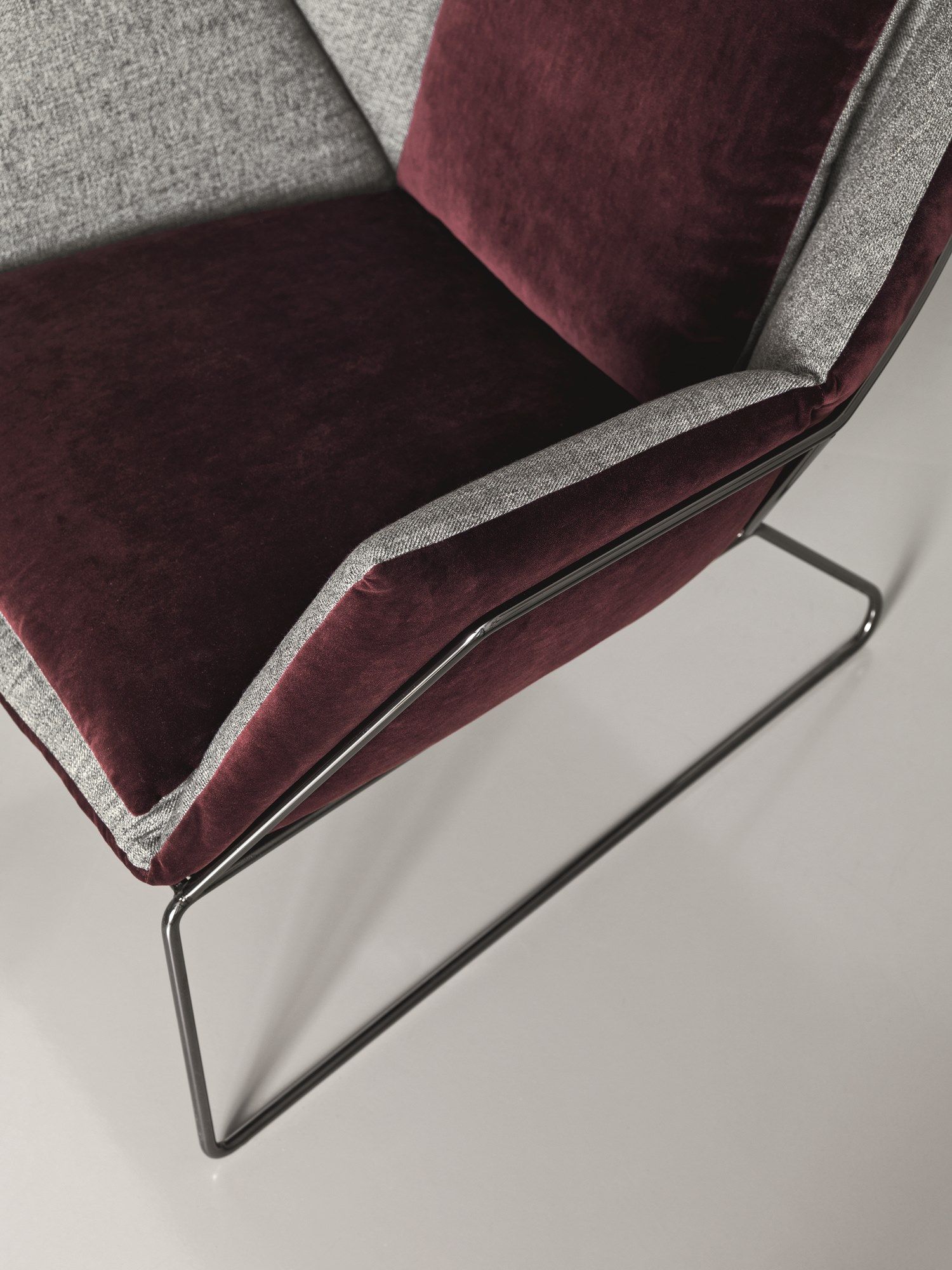 Кресло bergère из ткани с высокой спинкой Saba Italia Нью-Йорк ARCH-00039174 - Вид №9