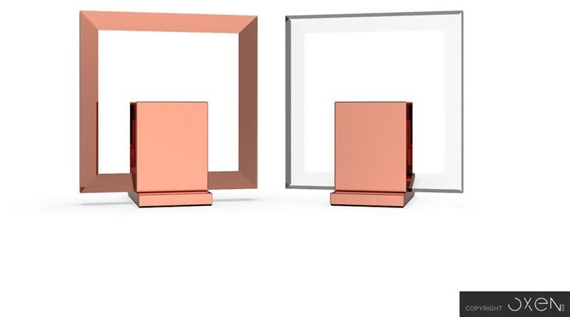 NEXO LUCE Настольная светодиодная лампа из стали и стекла Oxen table lamp 7128d0 - Вид №3