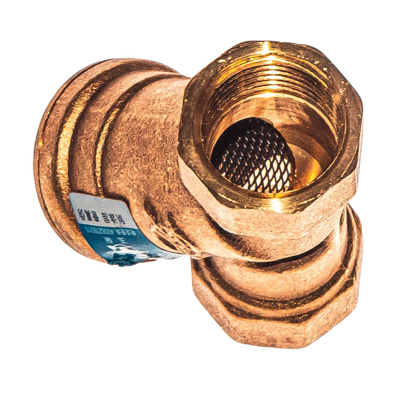 25002 Фильтр косой сетчатый грубой очистки в/в 1/2", латунь LAB.Space  - Вид №3