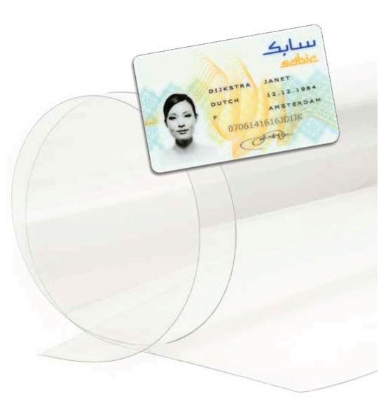 SABIC Пленка для документов из поликарбоната с высокими характеристиками Lexan™ film sun-id-1432579 - Вид №3