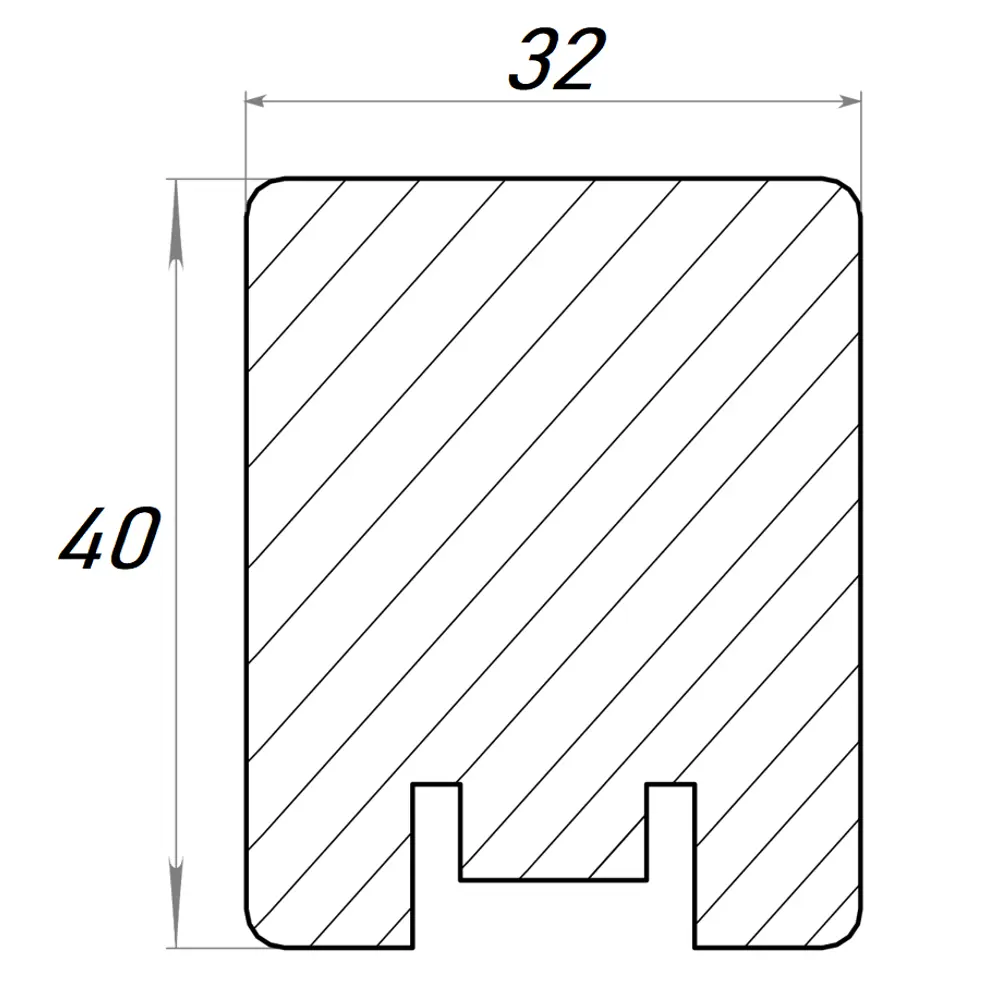 PORTIKA Декоративная рейка МДФ белая для стильного зонирования пространства 85314201 STLM-1438458 - Вид №3