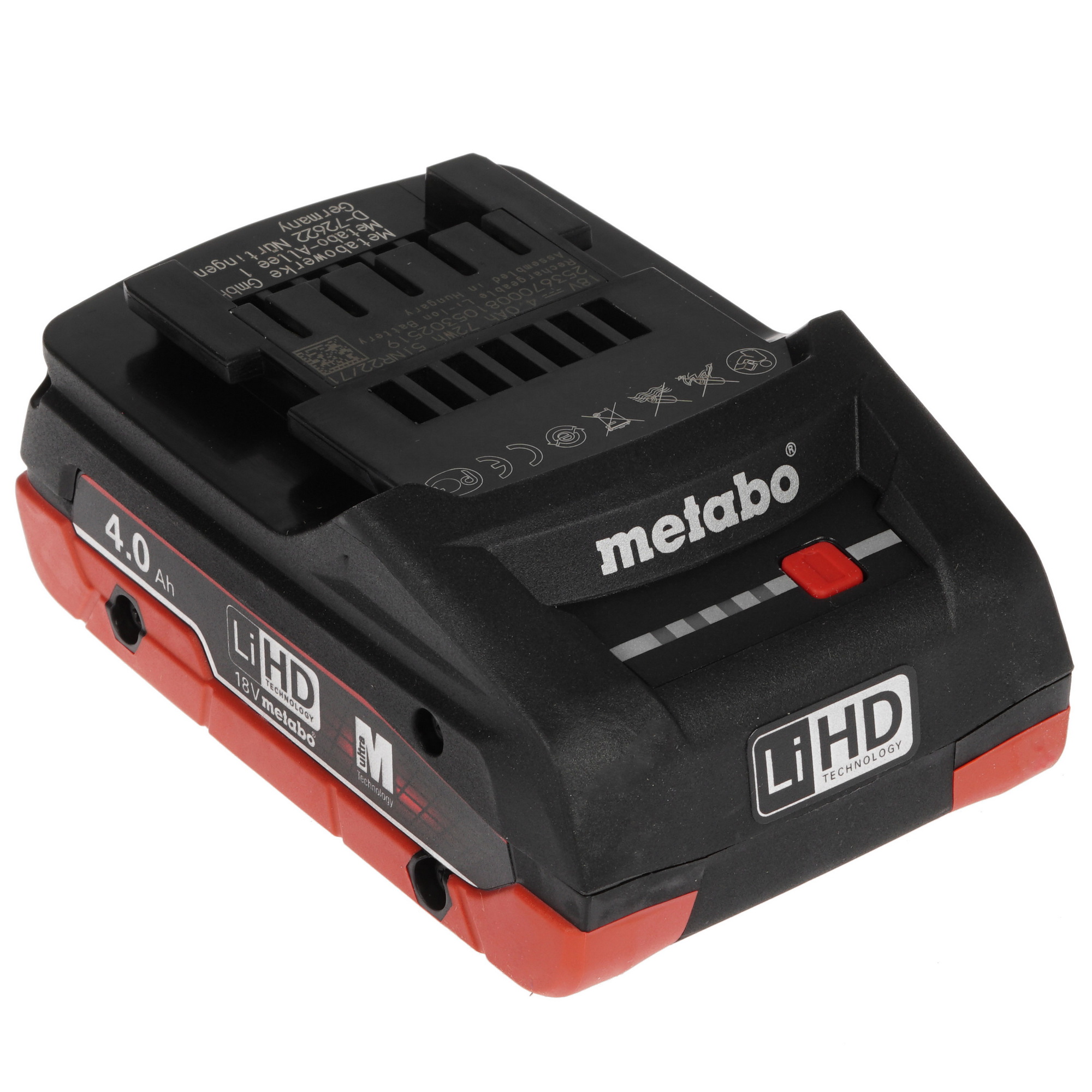 Набор аккумуляторов с зарядным устройством Metabo Basic-Set 685132000 CAS 18V 8121215 STDN-0034987 - Вид №1