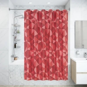 Штора для ванны Bacchetta Diamante Rosso с кольцами 180x200 см полиэстер , цвет мультиколор 84621383 STLM-2029797