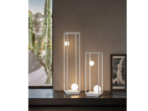 Алюминиевый светодиодный торшер с лотком