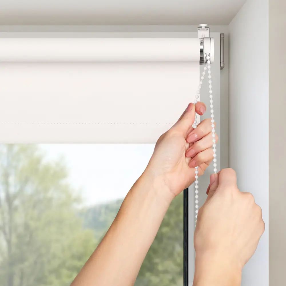 Штора рулонная блэкаут 60x160 см белая PRAKTO BLACKOUT STLM-2015913 - Вид №4