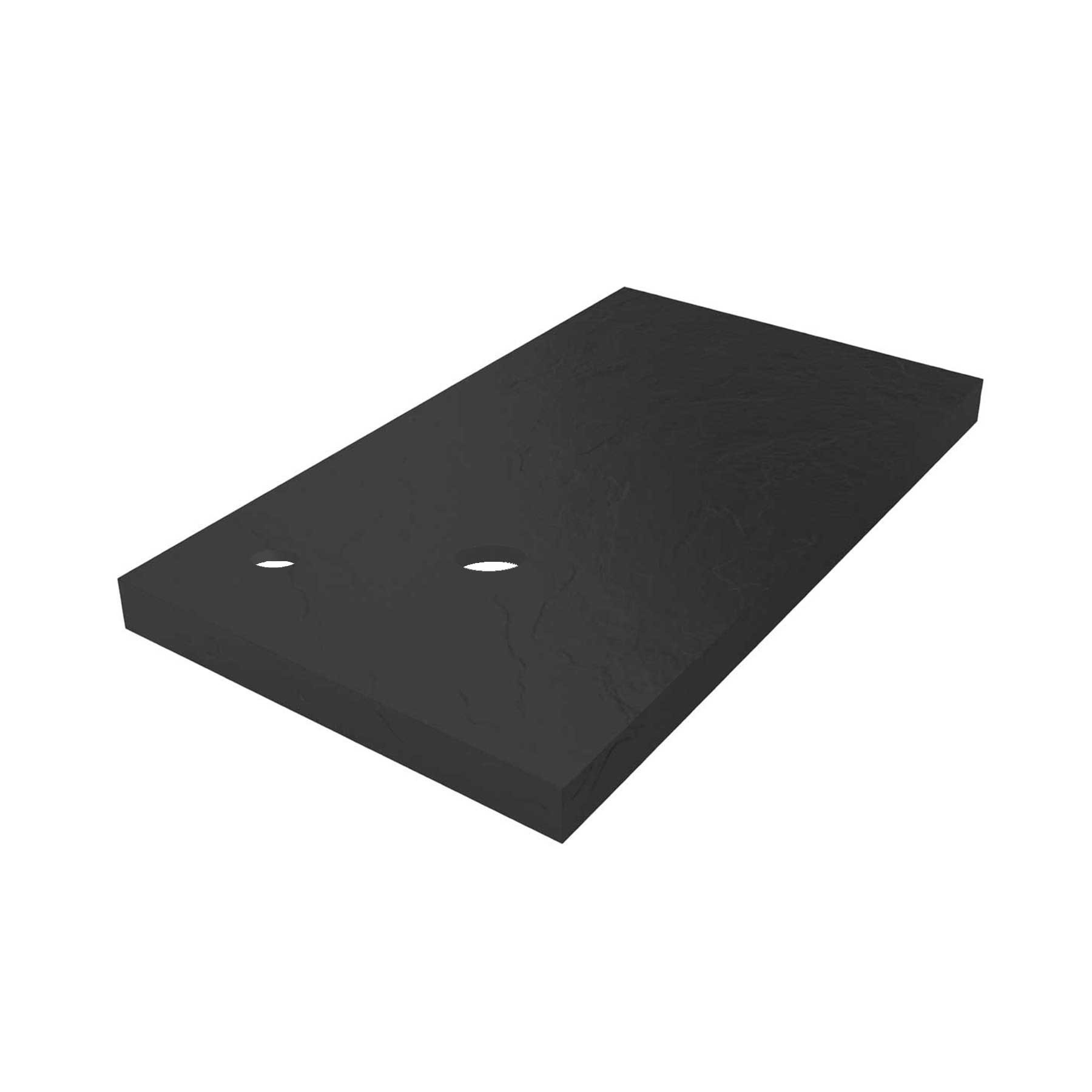 23179 SALGAR Столешница механизированная от 1801 до 2000 МАТОВЫЙ УГОЛЬ 50 мм Глянцевый серый 