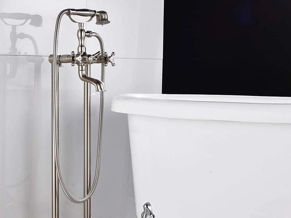 Латунный смеситель для ванны с раздельными розетками Fontana Showers FS1435 ARCH-00085804