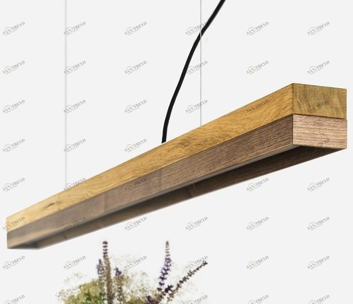 GANTlights Светодиодный подвесной светильник из дуба и ореха C sun-id-1445026