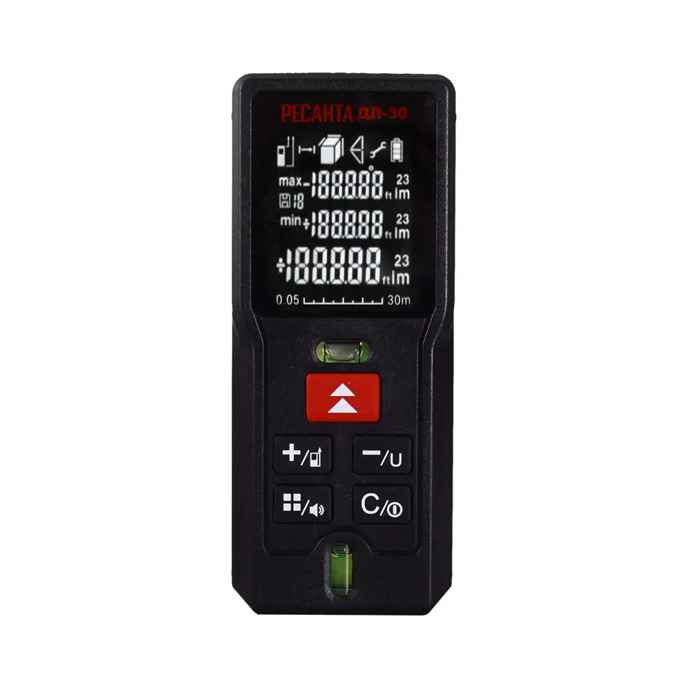 Дальномер лазерный Ресанта ДЛ-30 с дальностью до 30 м STLM-2191068 - Вид №2