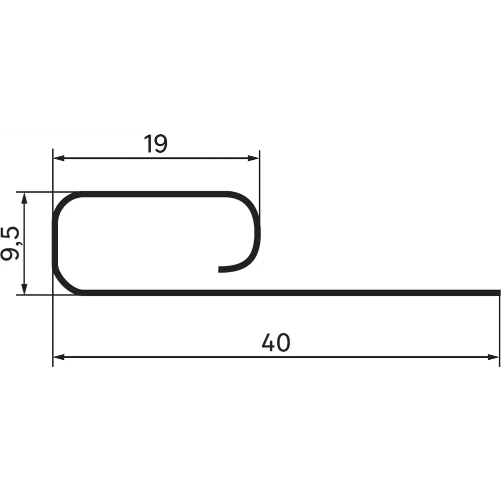 Планка финишная ARTENS 3000 мм цвет белый STLM-2001780 - Вид №1