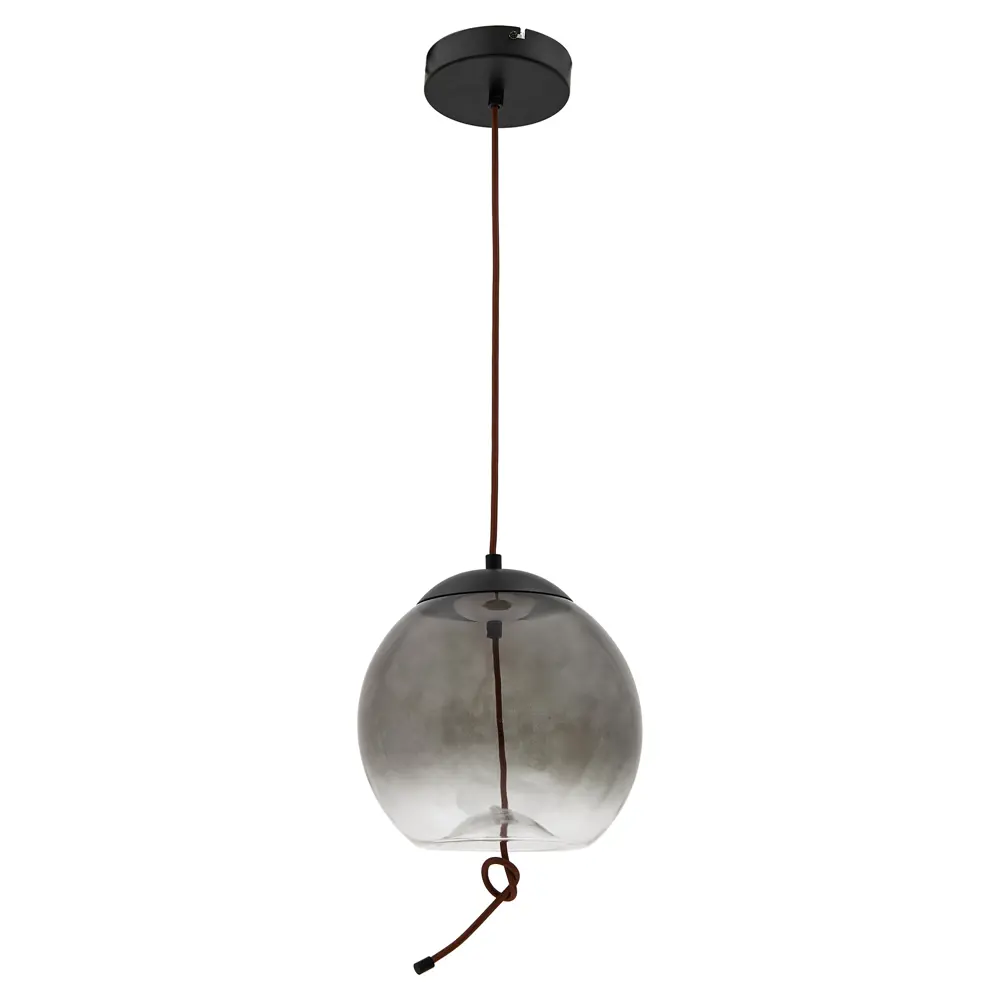 Подвесной светильник Kreaforta Dubawnt с дымчатым стеклом 12 Вт 89386802 STLM-1573478 - Вид №1