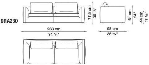 B&B Italia Модульный угловой диван из ткани Richard sun-id-1472345 - Вид №28