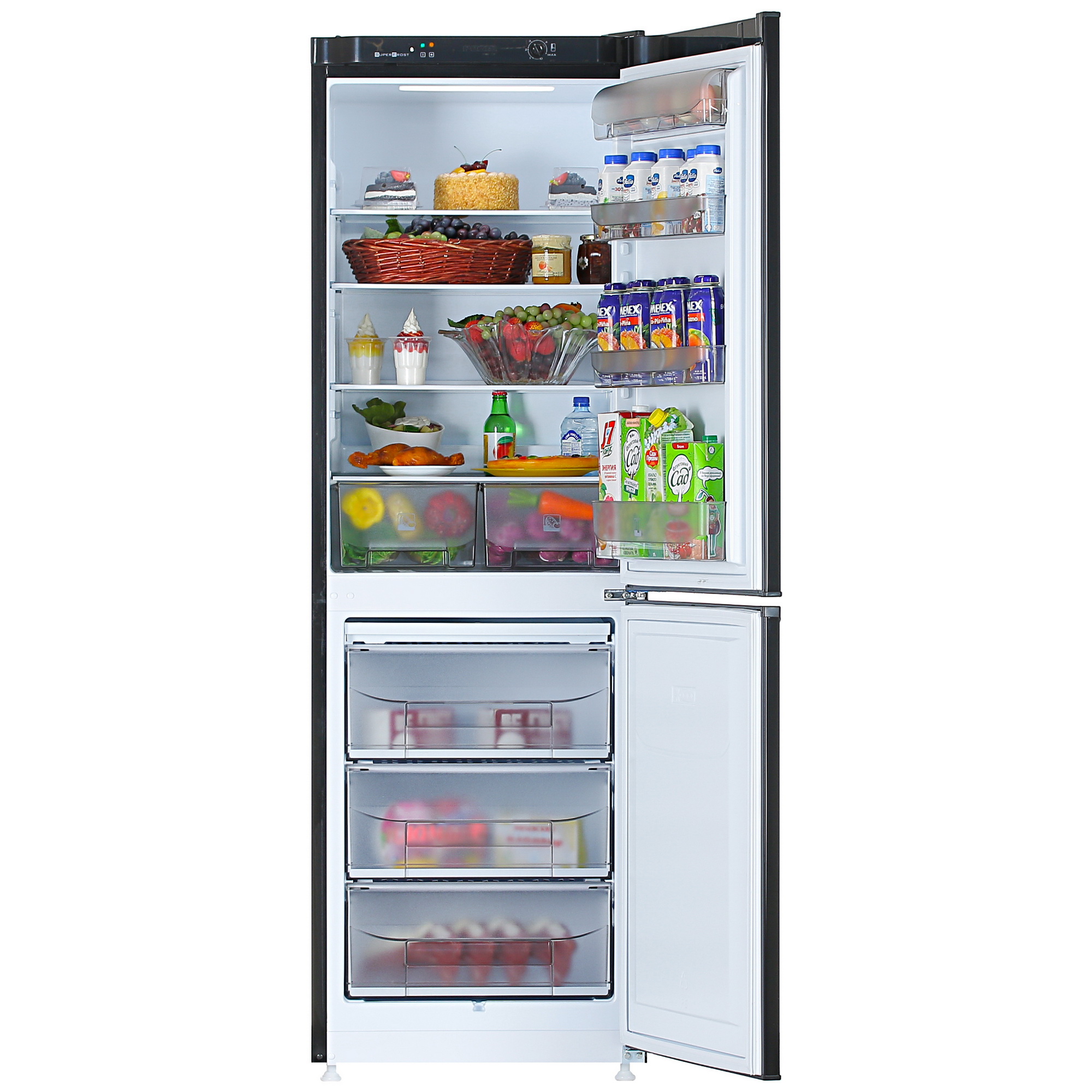 1098698 Холодильник с морозильником   Pozis RK-139 черный STDN-0068756 - Вид №5