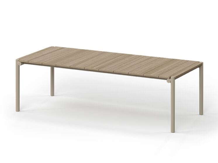 Прямоугольный садовый стол из тикового дерева Vondom Тулум ARCH-00081543 - Вид №1