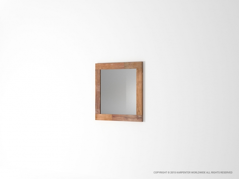 495_949 Зеркало квадратное подвесное 90 Karpenter ORGANIK - Вид №1