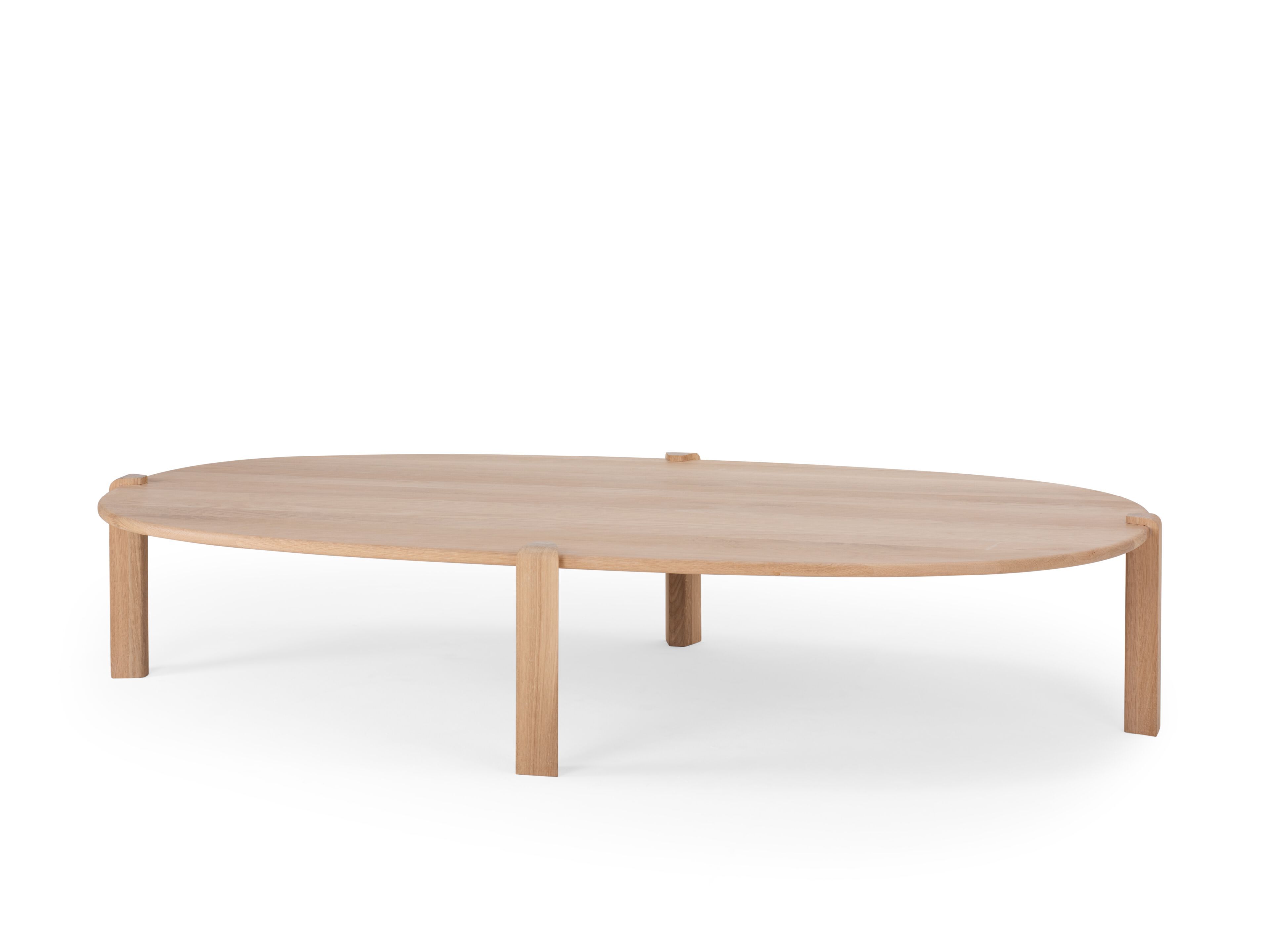 Овальный журнальный столик из дуба Gazzda KULIN ARCH-00147154