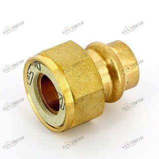 Муфта пресс с накидной гайкой 15х3/4' IBP P435501506000