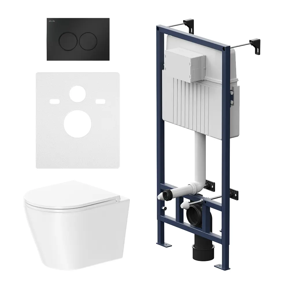 AM.PM ProC FlashClean — инсталляция с подвесным унитазом и микролифтом 89350854 STLM-0999786