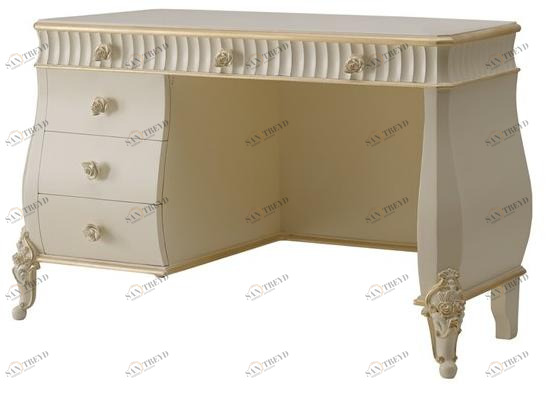 VOLPI Прямоугольный стол с ящиками Night & day 1706