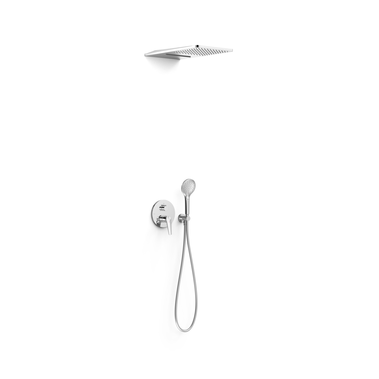 RAPID-BOX Комплект 3-ходового скрытого смесителя для душа с одной ручкой Rapid-box Rapid-box-28127301 TRES