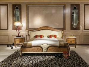 Carpanelli Двуспальная кровать с мягким изголовьем Arts Le22