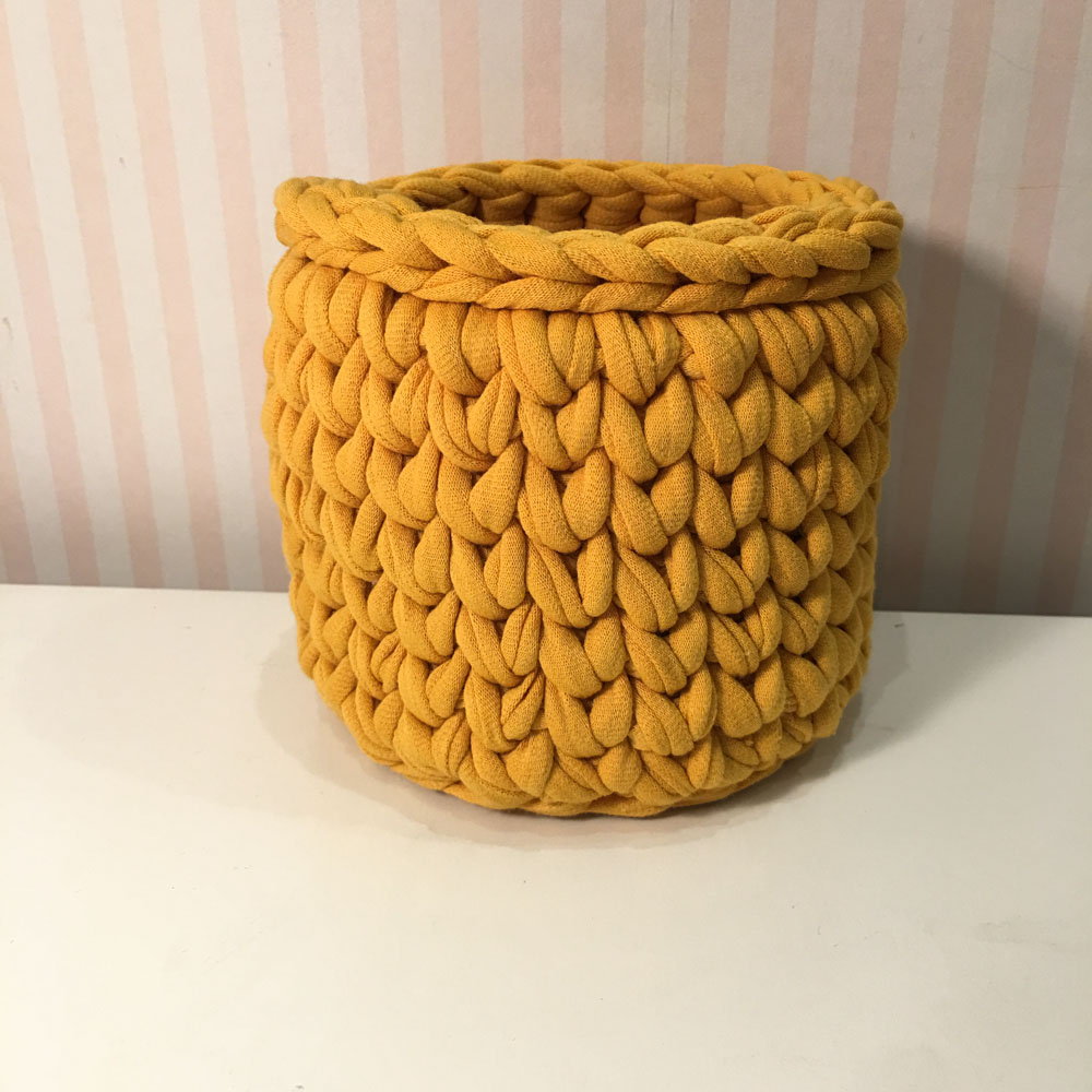 Вязаная карандашница Горчичная VAMVIGVAM  282050 Оранжевый Santreyd  - Вид №2