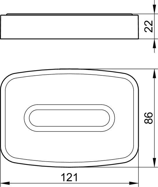 11655019001 Полочка для мыла KEUCO Elegance - Вид №2
