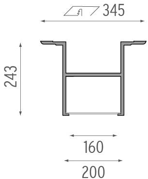 Flos Линейный световой профиль для люминесцентных ламп Soft collection - linear sun-id-1423924 - Вид №1