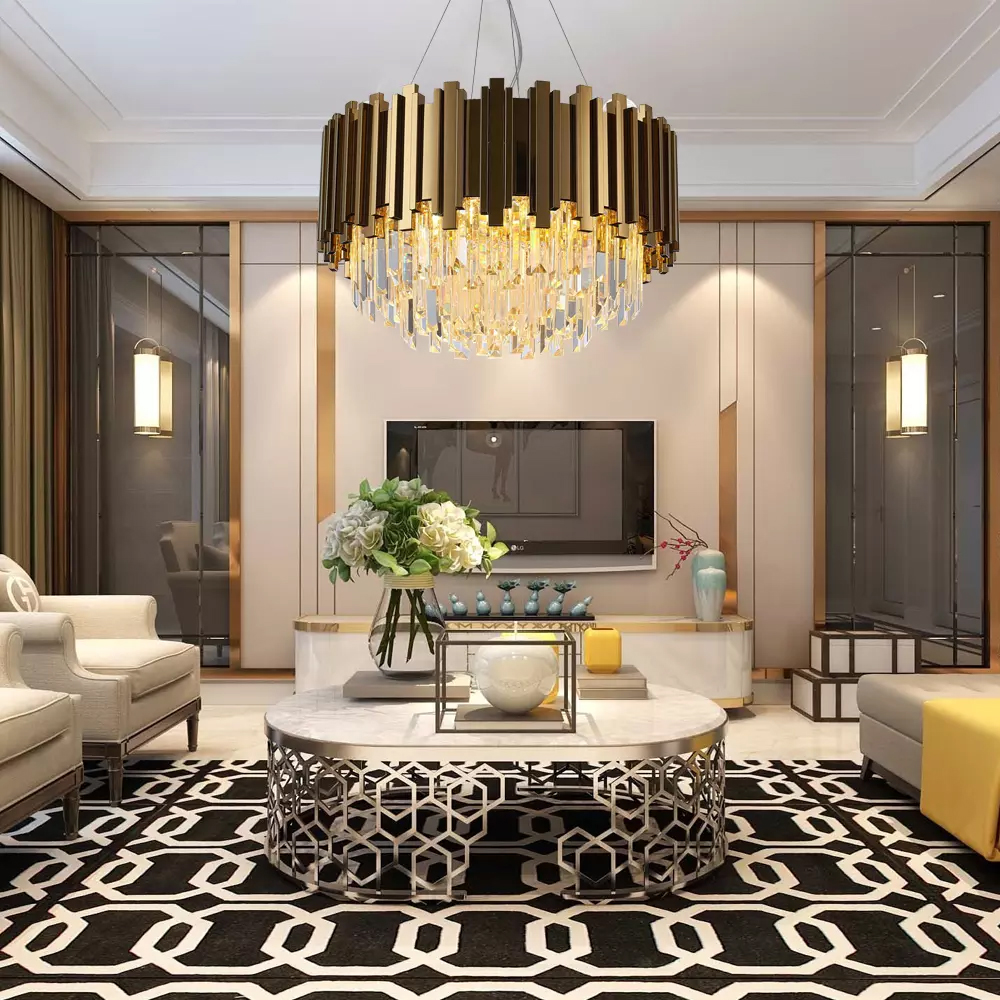 Подвесной светильник Barclay L7 от Delight Collection A006 L7 DELIGHT COLLECTION ДИЗАЙНЕРСКИЕ 243920 Прозрачный;золото  - Вид №3