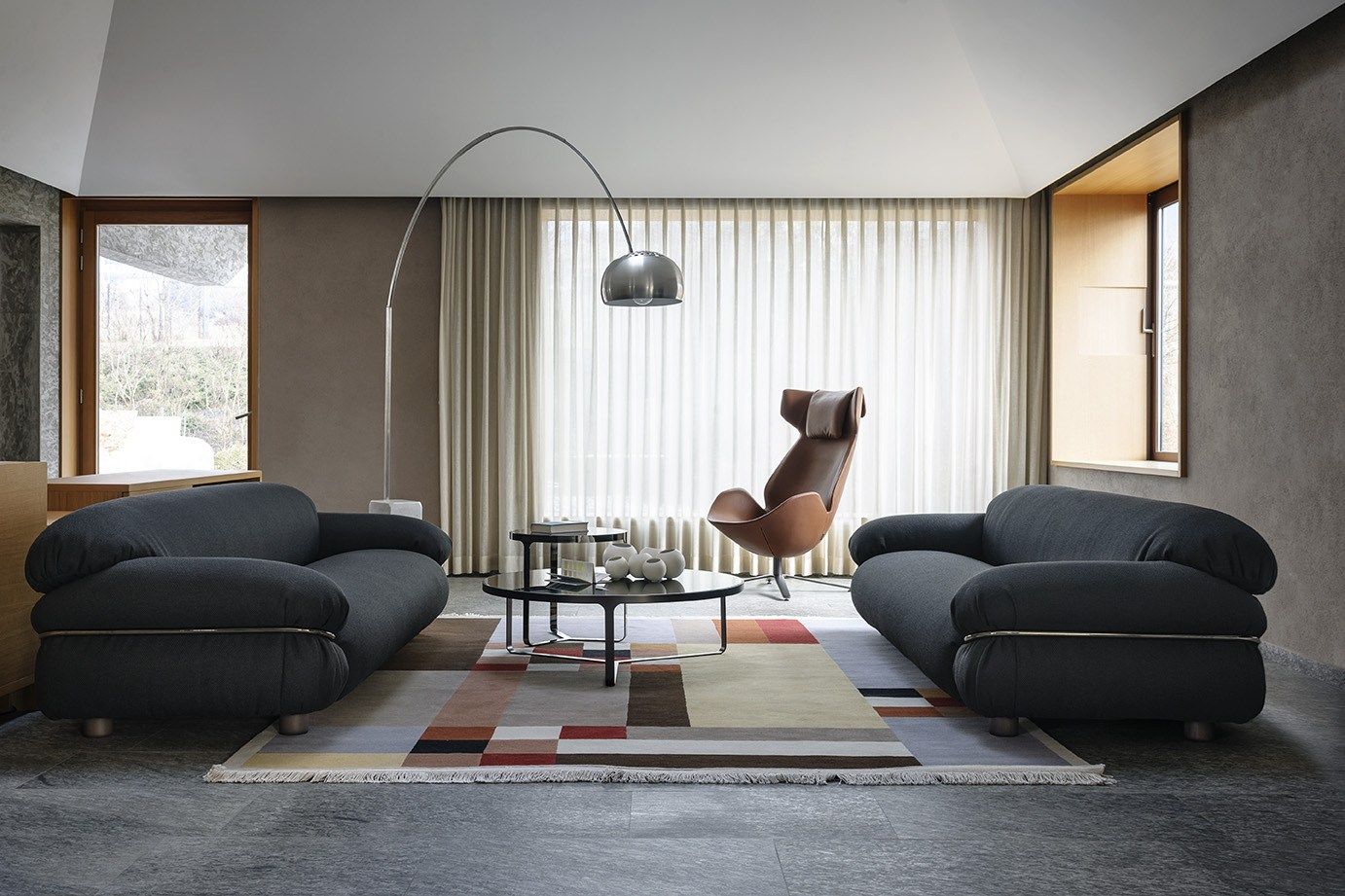 3-местный тканевый диван Tacchini Sesann ARCH-00028154 - Вид №7