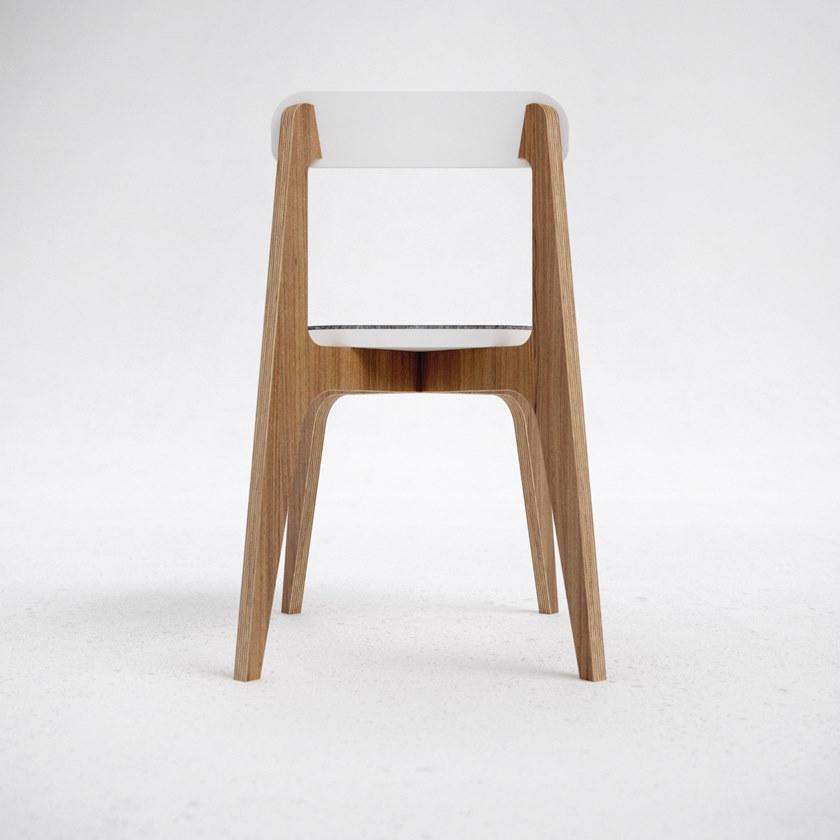 ODESD2 Стул из фанерованной древесины C sun-id-1449474 - Вид №3