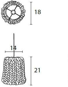 Casamania & Horm Подвесной светильник из шерсти sun-id-1420764 - Вид №8