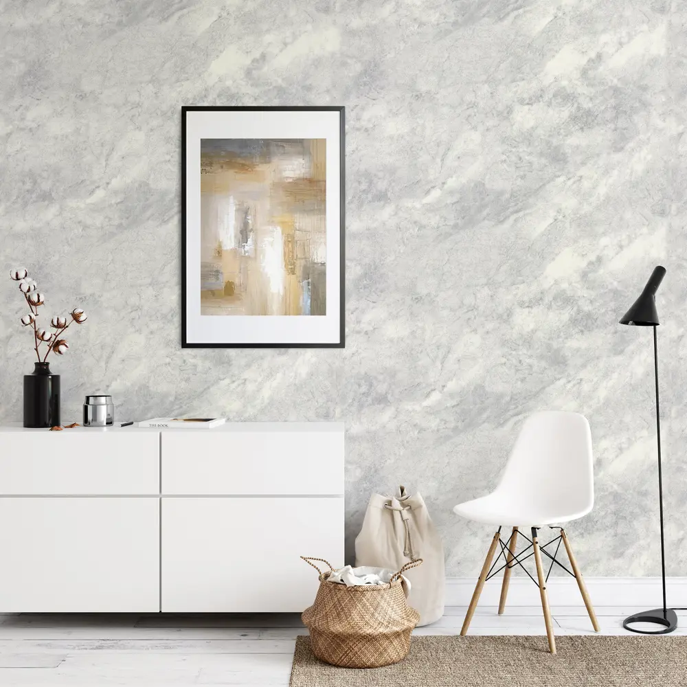 Обои флизелиновые Wall Decor Турин темно-серые 1.06 м 75157-26 85310374 STLM-2055653 - Вид №2