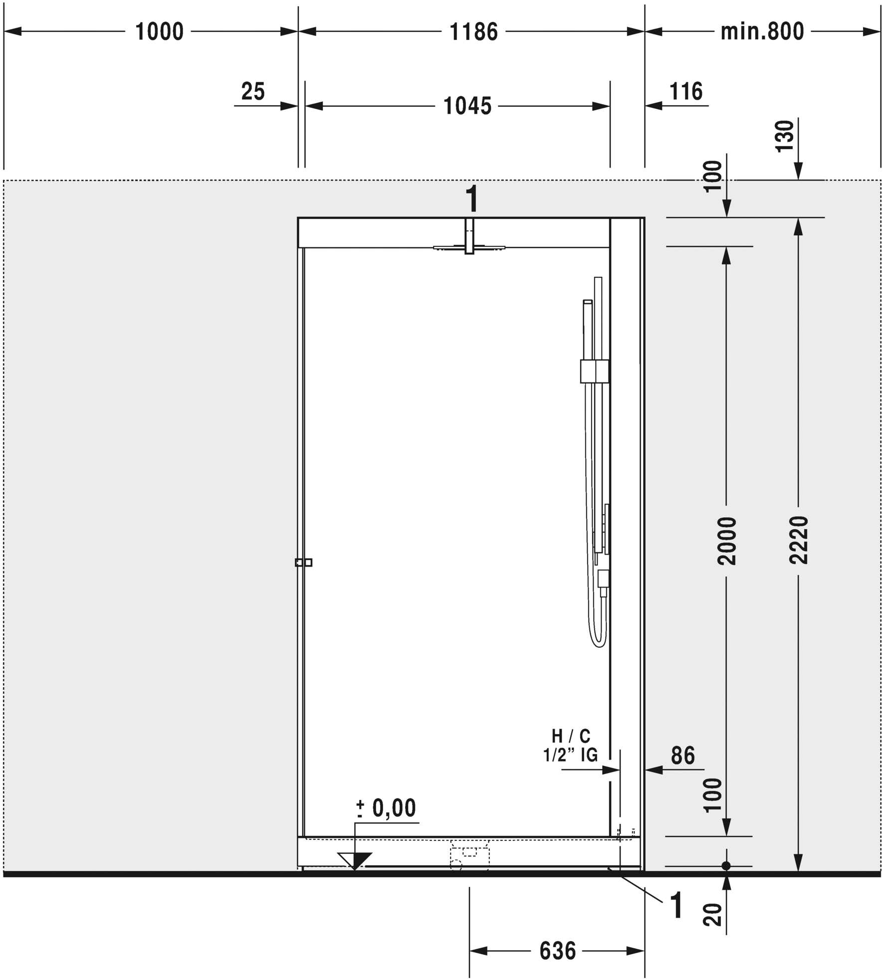 750813002011000 Inipi Сауна Inipi Ama, отдельно стоящая
Исполнение: американский орех (нат.шпон) Белый глянцевый декор Duravit  - Вид №5