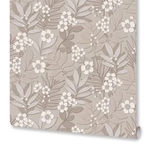 Обои флизелиновые Euro Decor Mia бежевые 1.06 м 6009-02 83684898 STLM-2117256