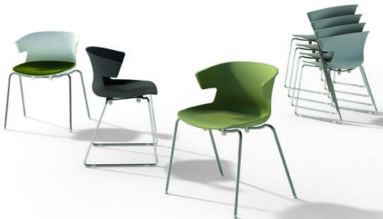 Quadrifoglio Штабелируемый стул из полипропилена Cove sun-id-1476237 - Вид №2