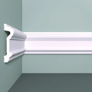 Молдинг потолочный полистирол ударопрочный Bello Deco М1 90-23 белый 23x90x2000 мм