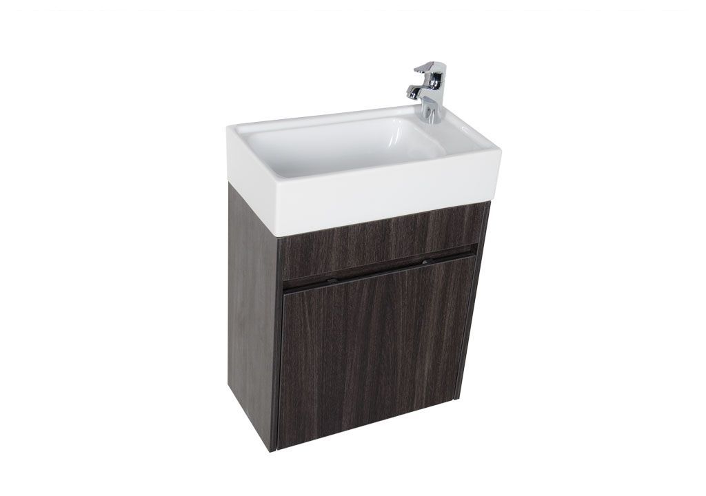 Тумба с раковиной Aquanet Лидс 50 эвкалипт мистери 0018274400182338 - Вид №1