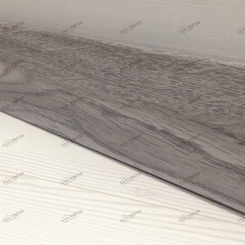 Плинтус Greff Серый 1058 Мдф Дуб 2600х58 мм 1010000194