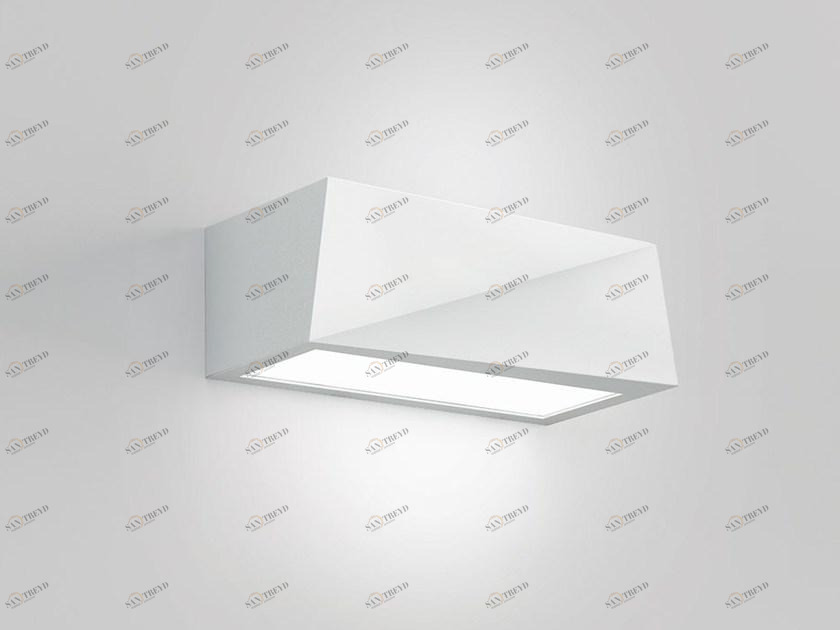 Buzzi & Buzzi Светодиодный настенный светильник прямого и отраженного света из материала aircoral® The main collection sun-id-1437604