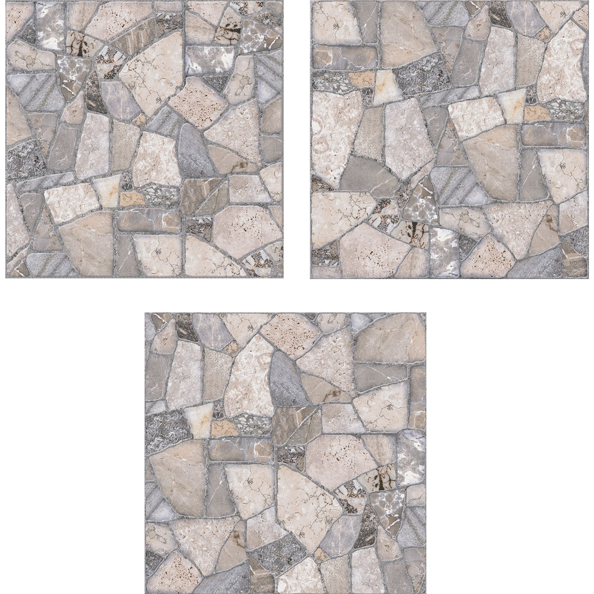 83593398 Керамогранит Тициан 02 V2 40x40 см 1.62 м² цвет серый Тициан сер Santreyd  - Вид №1