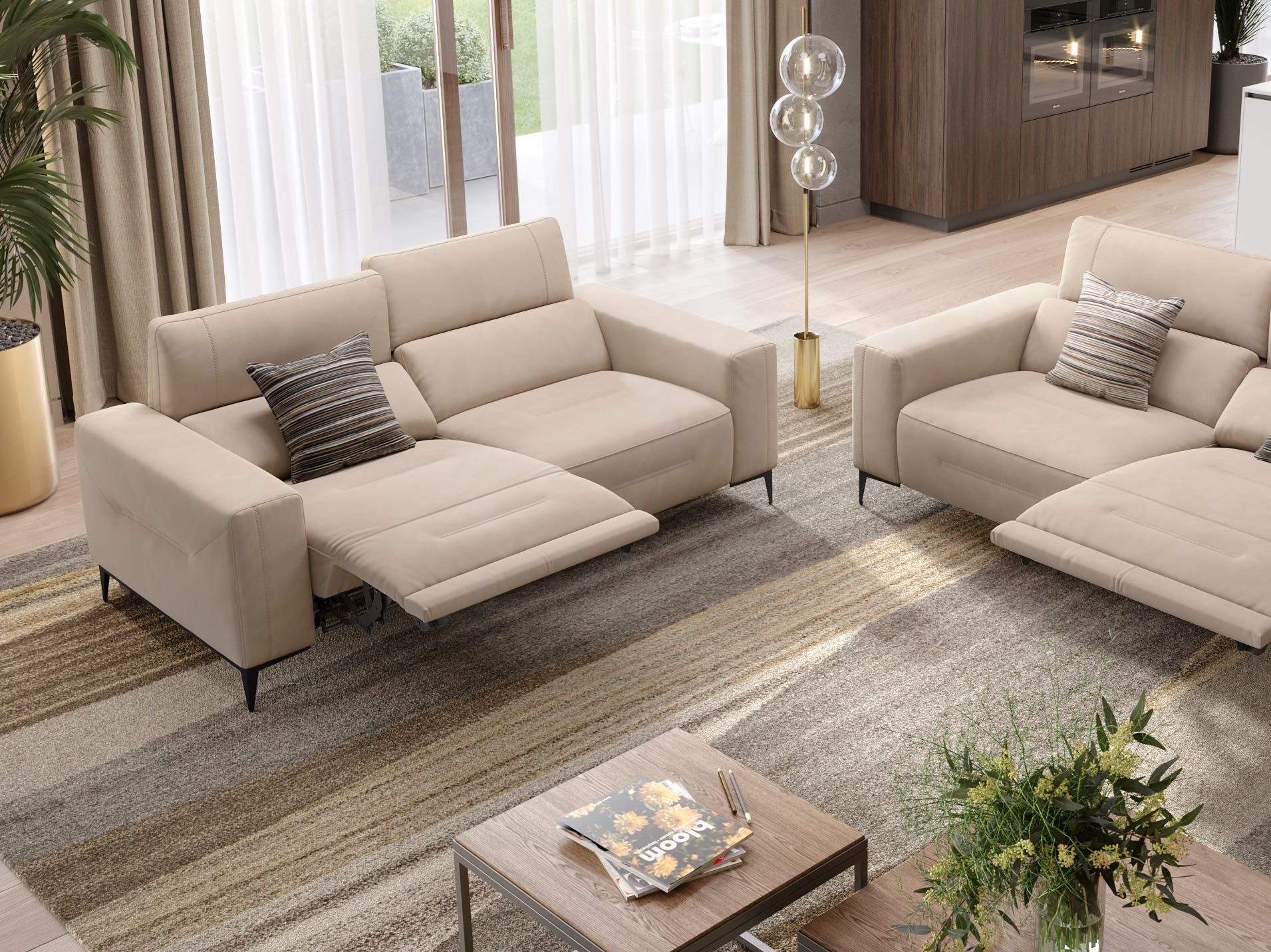 2-местный тканевый диван Sofanella Teramo ARCH-00041340 - Вид №3