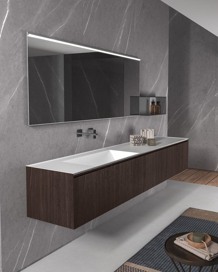 BMT Подвесная тумба под умывальник с ящиками Ikon Ik-01 - Вид №2